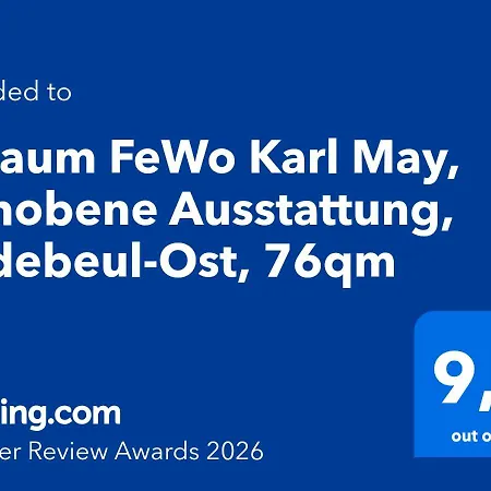 3 Raum Karl May, Gehobene Ausstattung, Radebeul-ost, 76qm 라데보일